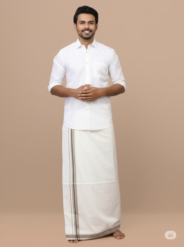 The Classic Brown Dhoti test