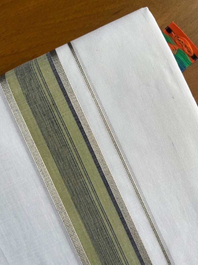 Unakkupaavu (Sundried) Premium Handloom Dhoti - Royal White (Copy)