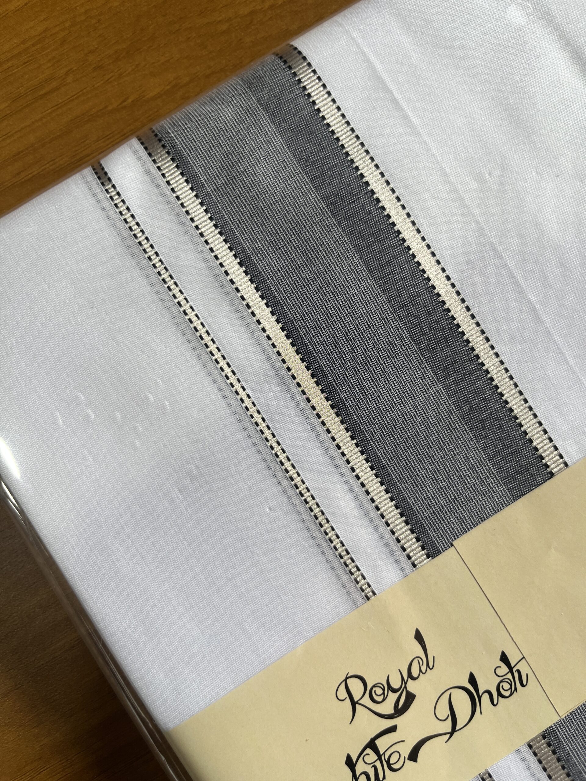 Unakkupaavu (Sundried) Premium Handloom Dhoti - Royal White