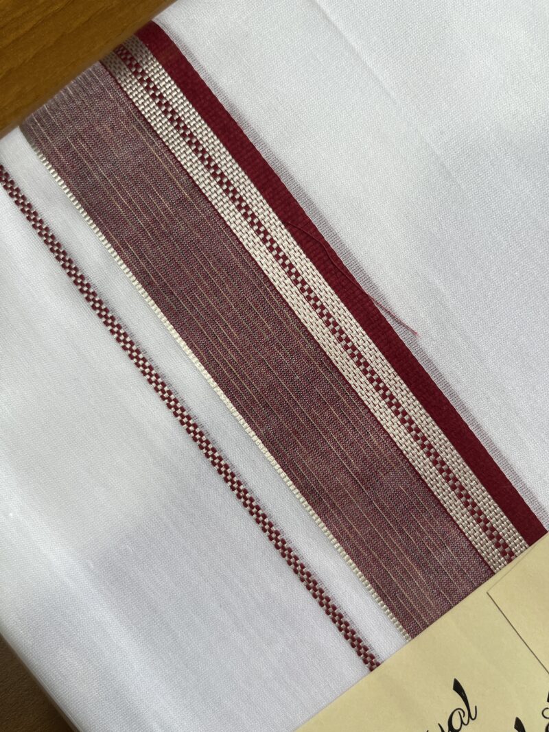 Unakkupaavu (Sundried) Premium Handloom Dhoti - Royal White