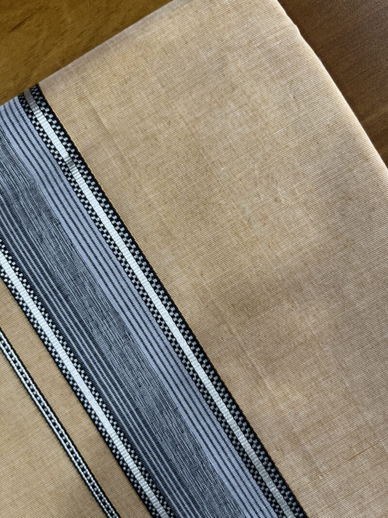 Unakkupaavu (Sundried) Premium Handloom Dhoti - Kaavi Mundu