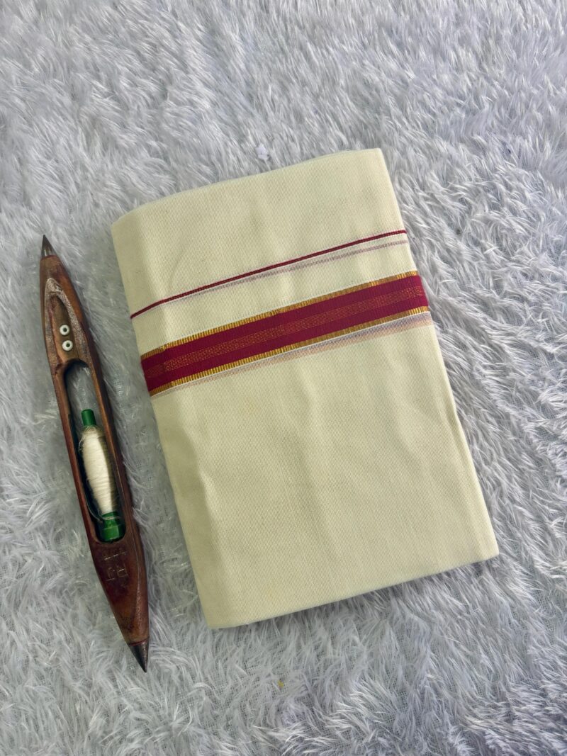 1 inch Kara Kasavu Fancy Set Mundu