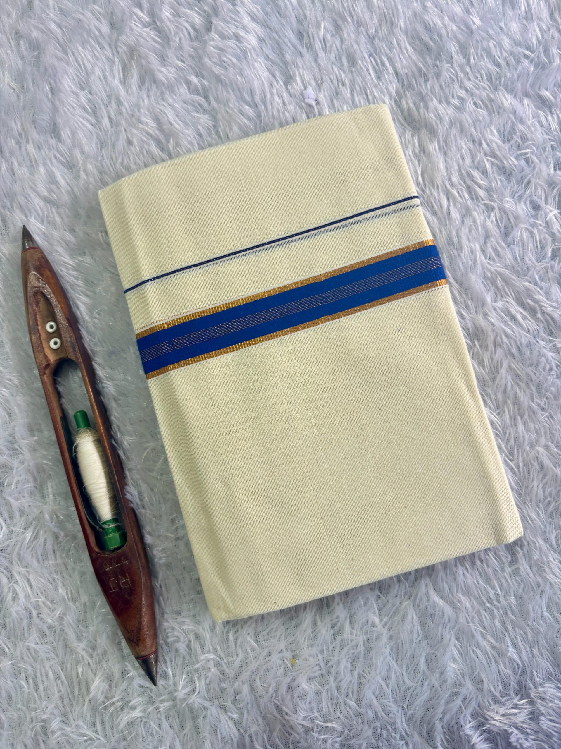 1 inch Kara Kasavu Fancy Set Mundu