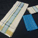 Heritage Lines Set Mundu With Blouse Piece