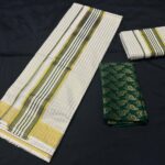 Heritage Lines Set Mundu With Blouse Piece